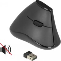 Delock 12622 Ergonomikus Wireless Egér - Fekete