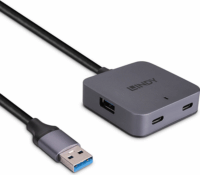 Lindy 43388 USB Type-C/Type-A 3.0 HUB (4 port)