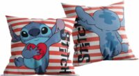 Halantex Lilo és Stitch: Szívecskét ölelő Stitch díszpárna - 40 x 40 cm