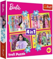 Trefl Barbie világa 4 az 1-ben puzzle