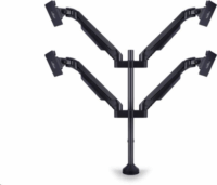 Multibrackets M VESA Lift Arm Quad 15"-32" LCD TV/Monitor asztali tartó kar - Fekete (4 kijelző)