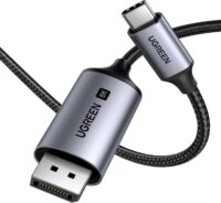 Ugreen 25158 USB Type-C - DisplayPort Kábel 2m - Fekete
