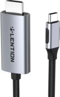 Lention CU707 USB Type-C - HDMI Kábel 3m - Fekete