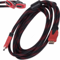 Fusion FUS-HDMI-3M-RED HDMI 2.0 - HDMI 2.0 Kábel 3m - Fekete/Piros