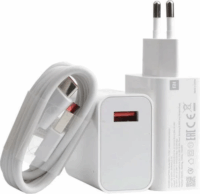 Xiaomi MDY-11-EZ USB Type-A Hálózati töltő + USB Type-C kábel - Fehér (33W)