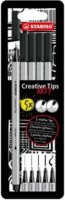 Stabilo Creative Tips ARTY Tűfilc készlet - Fekete (5 db / csomag)