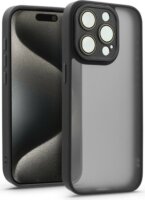 Haffner Variete Apple iPhone 15 Pro Max Tok peremmel, lencsevédő üveggel - Fekete