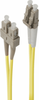 Alogic LCSC-1.5-OS2 optikai patch kábel LC-ST Duplex 1.5m - Sárga