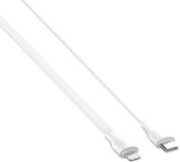 LDNIO USB-C apa - Lightning apa töltő kábel 1m - Fehér