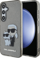 Karl Lagerfeld Glitter Samsung Galaxy S24 Tok - Fekete/Mintás