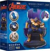 Trefl Puzzle Wood Craft: Bosszúállók, Thanos - 160 darabos puzzle