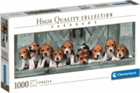 Clementoni High Quality Collection : Beagle kutyák - 1000 darabos panoráma puzzle