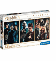 Clementoni Multi-Puzzle - Varázslóvilág Harry Potter - 3x1000 darabos puzzle