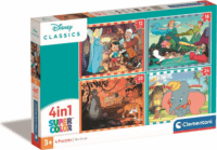 Clementoni Supercolor - Disney klasszikusok 4 az 1-ben puzzle