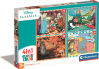 Clementoni Supercolor - Disney klasszikusok 4 az 1-ben puzzle 12, 16, 20, 24 darabos