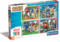 Clementoni Supercolor Sonic - 4 az 1-ben puzzle