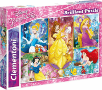 Clementoni Brilliant Disney hercegnők - 104 darabos puzzle
