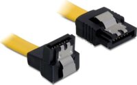 Delock cable SATA 30cm down/straight metal yellow