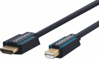 Clicktronic 70744 Mini DisplayPort - HDMI Kábel 3m - Fekete