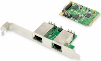 Digitus DN-10134 2x RJ45 PCIe hálózati kártya