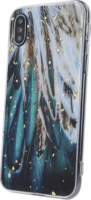 Fusion Gold Glam Feathers Samsung Galaxy A34 5G Tok - Csillámos/Mintás