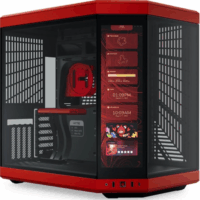 HYTE Y70 Számítógépház - Fekete/Piros