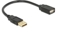 Delock Extension cable USB 2.0 A-A 15 cm male / female