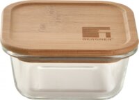 Bergner BG-25065-MM Üveg ételtároló Bambusz fedéllel 0,32L