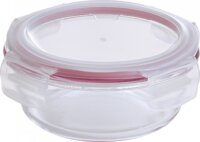 Bergner BG-25027-RD Üveg ételtároló légmentes fedővel 0,4L