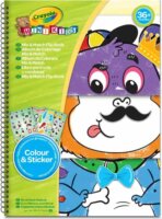 Crayola Mini Kids Lapozható matricás színezőkönyv