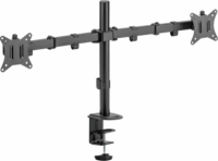 SBOX LCD-352/2-2 17"-32" LCD TV/Monitor Asztali tartó kar - Fekete (2 kijelző)
