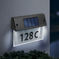 Garden of Eden 11446C Napelemes LED Házszám Fali lámpatest
