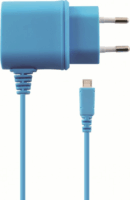 KSIX B1740CD02AZ Micro-USB Hálózati töltő - Kék (5V / 1A)