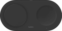 Belkin Boost Charge Pro 2in1 Vezeték nélküli töltő - Fekete (15W)