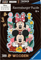 Ravensburger Disney Mickey és Minnie egér - 300 darabos fa puzzle