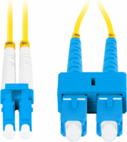 Lanberg FO-SULU-SD11-0005-YE optikai patch kábel SC/UPC - LC/UPC Duplex 0.5m - Sárga