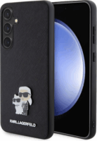 Karl Lagerfeld Saffiano Metal Pin Samsung Galaxy S24+ tok - Fekete/mintás