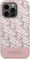 Guess 4G Stripe Apple iPhone 14 Pro Magsafe Tok - Rózsaszín