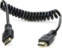 Atomos ATOMCAB010 Spirál HDMI - HDMI Kábel 0.3m - Fekete