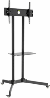 Techly ICA-TR6 30"-65" LCD TV/Monitor gurulós tartó - Fekete (1 kijelző)