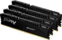 Kingston 64GB / 5200 Fury Beast Black DDR5 RAM KIT (4x16GB)