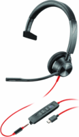 HP Poly BlackWire BW331 Microsoft Teams (USB Type-C) Vezetékes Mono Headset - Fekete