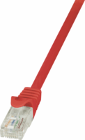 LogiLink CAT5e UTP Patch Cable AWG26 red 0,25m