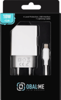 OBAL ME 10W1UWH-L USB-A Hálózati töltő - Fehér (10W) + Lightning kábel