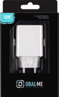 OBAL:ME 18W1UWH USB-A Hálózati töltő - Fehér (18W)