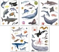 Apli Kids Stickers Matrica készlet - Tengeri állatok (50 darabos)