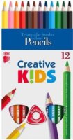 ICO Creative kids színes ceruza készlet - Vegyes színek (12 db / csomag)