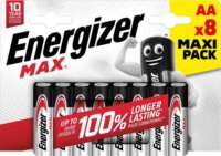 Energizer Max Alkaline AA Ceruzaelem (8db/csomag)