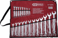 KS Tools 517.0043 Csillag-villáskulcs készlet (21db / csomag)