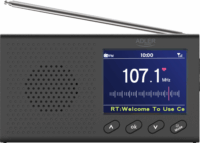 Adler AD 1198 Bluetooth hordozható FM Zsebrádió - Fekete